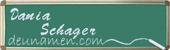 Dania Schager Visitenkarte